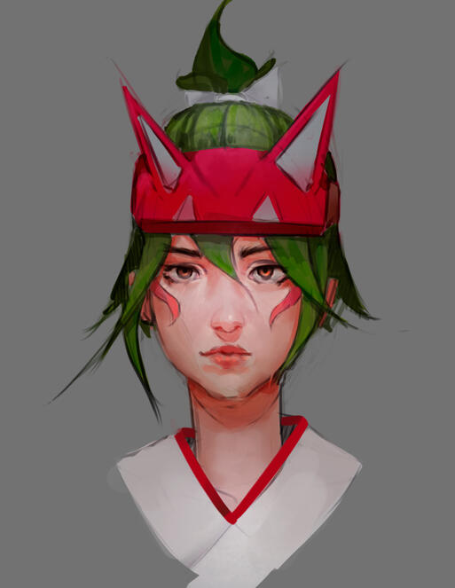 Portrait Color Sketch